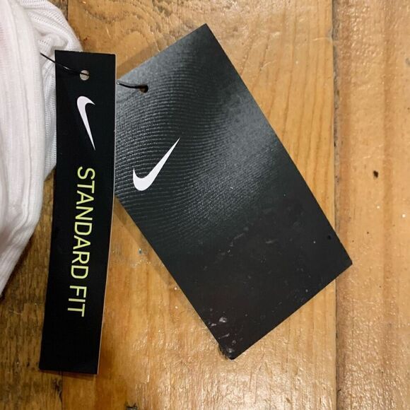 Nike Swoosh Athletic Tank Top Long White Red Yellow  Junior Girl’s Medium‎ NWT - Picture 7 of 10